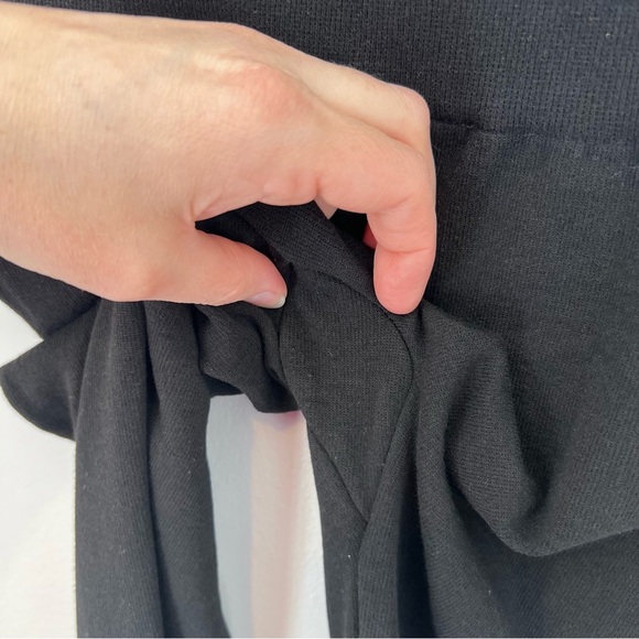 A‎ New Day Womens High Waist Ponte Leggings Knit Black Slimming Warm Large/XL - Picture 15 of 16